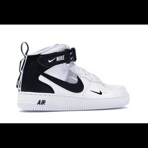 Nike Air Force 1 Mid Utility White Black